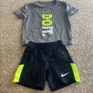 Nike Gray and Black Kids Outfit